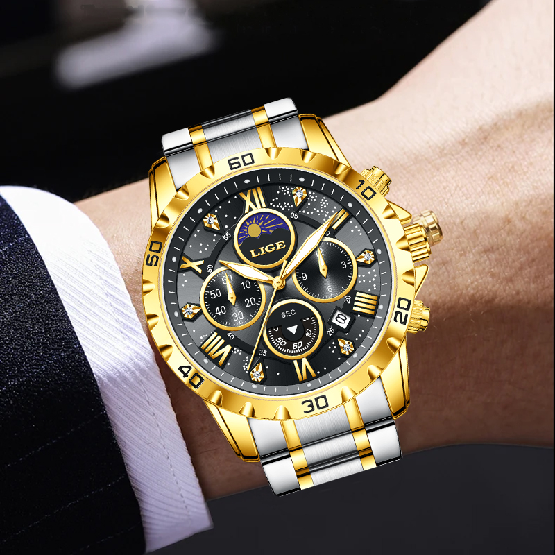 Luxury Watch Brand - Montre Homme LIGE de Luxe à