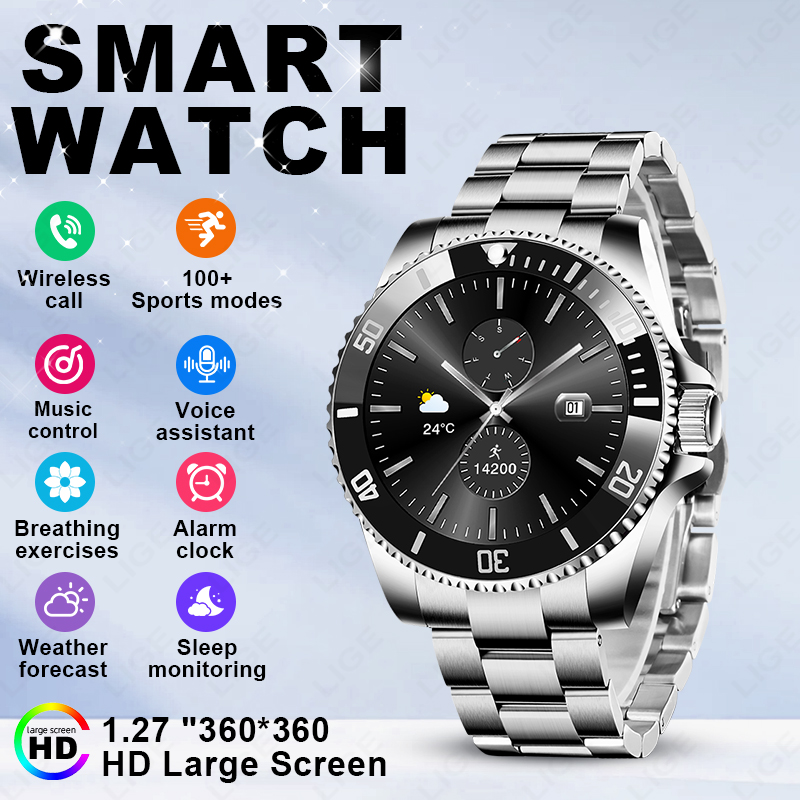 Luxury Watch In The World - Montre connectée LIGE 2026, écran HD