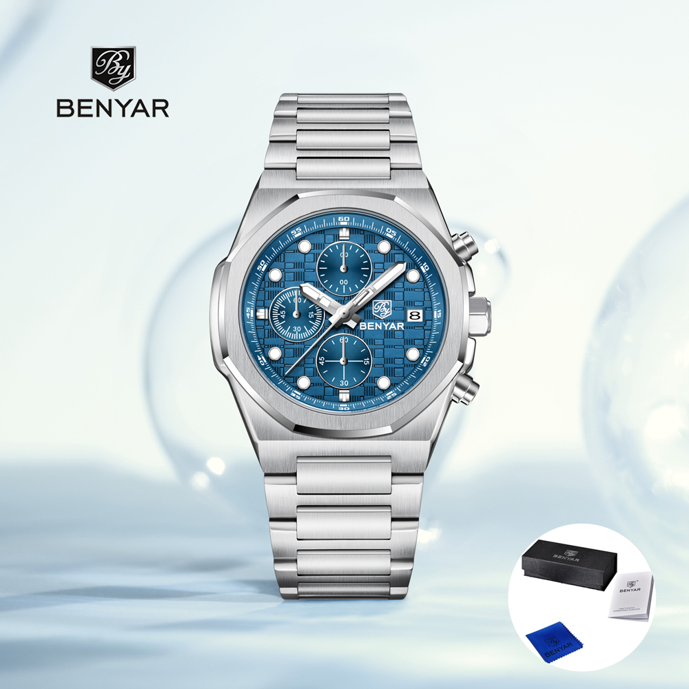 Quiet Luxury Watch - BENYAR – montre-bracelet à Quartz pour