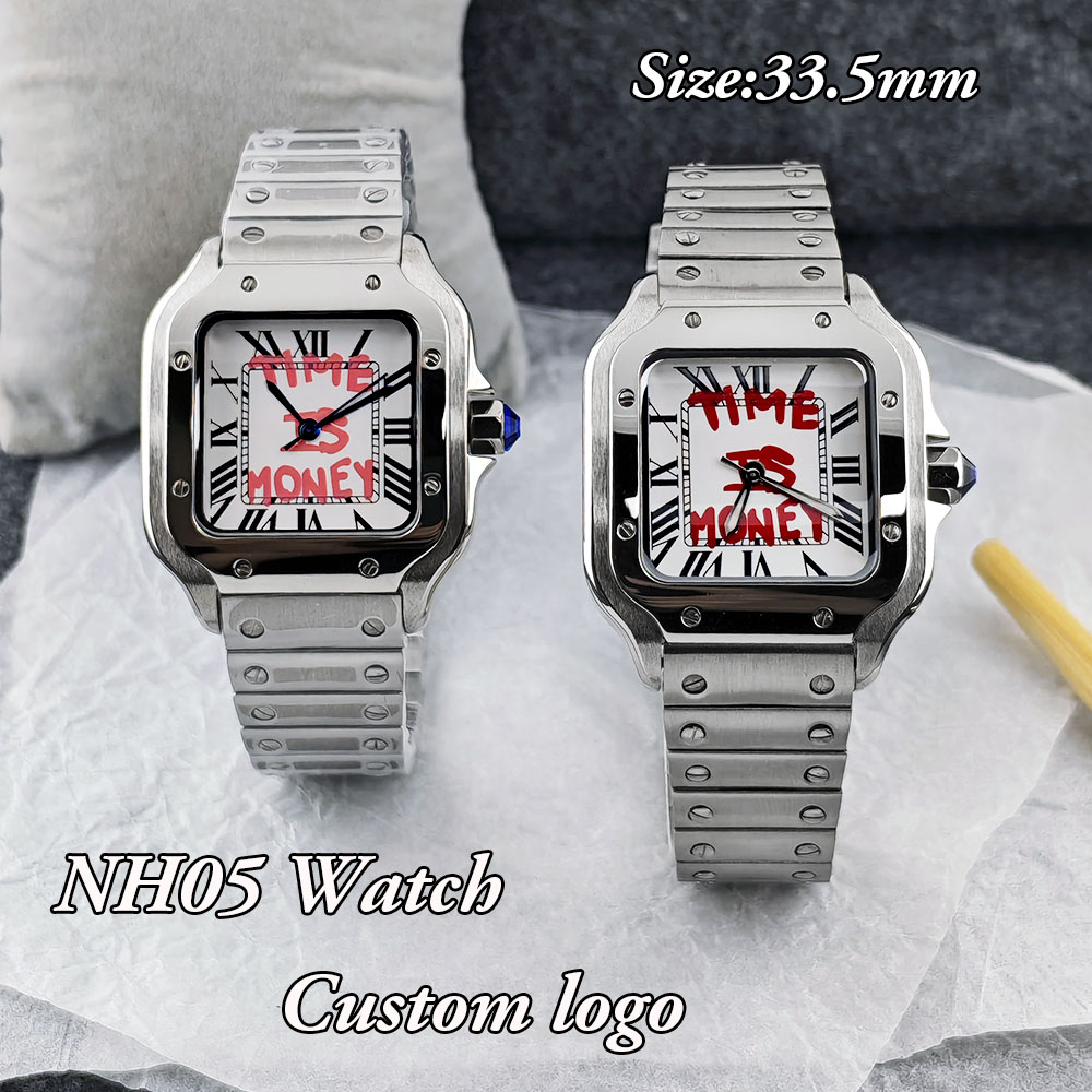 Luxury Watch Logos - Nouvelle montre carrée NH05, montre «