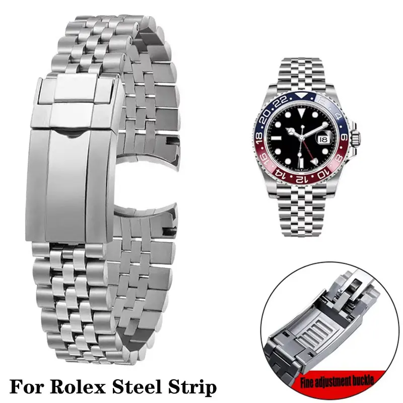 Luxury Watch La - Bracelet de montre Jubilee 904, 20mm,
