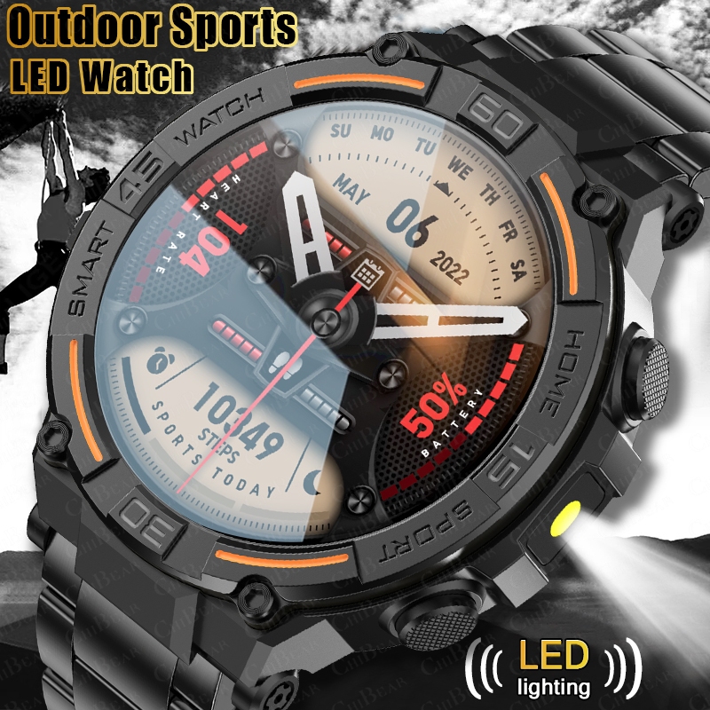 Xiaomi Luxury Watch - Montre connectée militaire robuste pour hommes,
