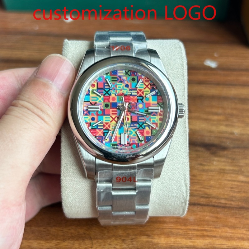 Luxury Watch Girl - Montre automatique de luxe colorée 31