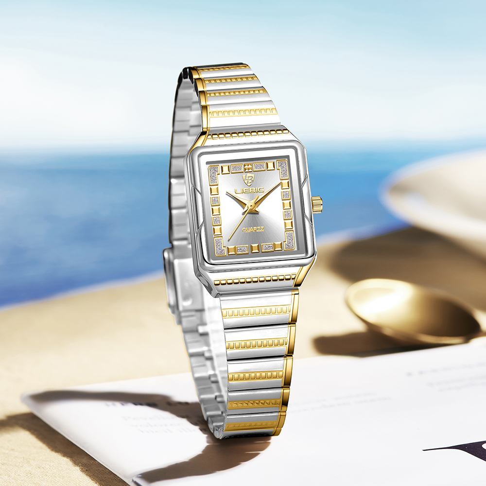 Luxury Watch List - Montre-bracelet étanche LIEBIG Fashion pour femme,