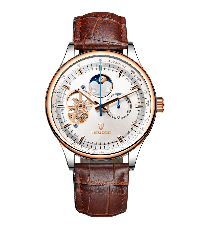 Luxury Watch On Sale - TEVISE montre pour hommes montre-bracelet mécanique