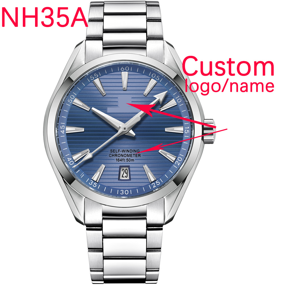 Luxury Watch Logos - Luxe NH35 Movt Logo personnalisé 41mm
