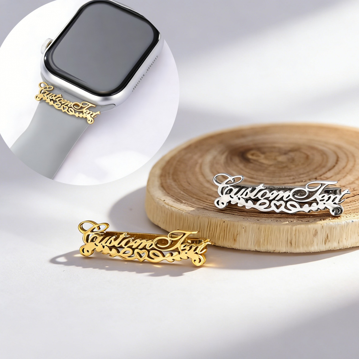 Luxury Watch Name - Bracelet de montre personnalisé en acier