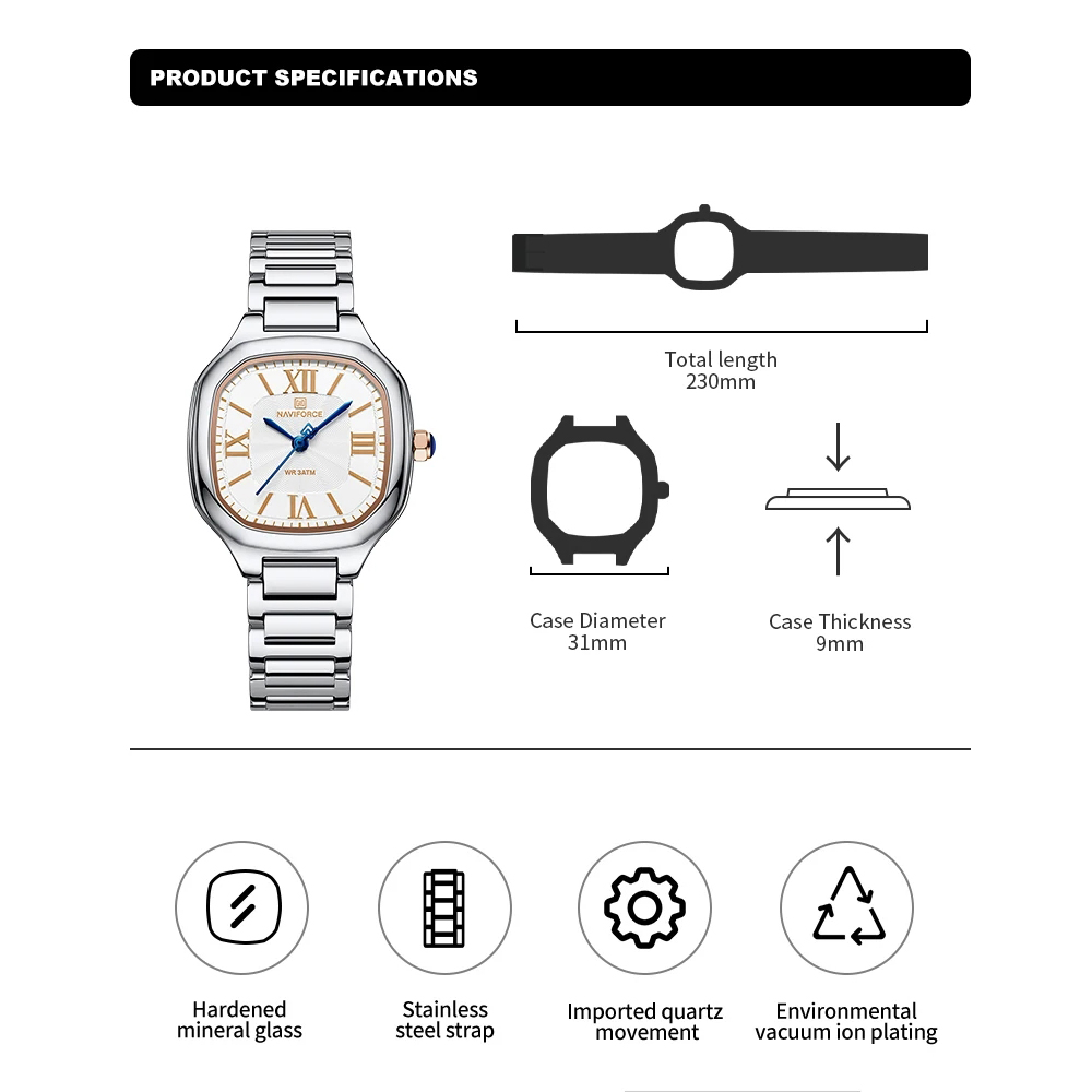 NAVIFORCE montre pour femme de - Quiet Luxury Watch avis et prix