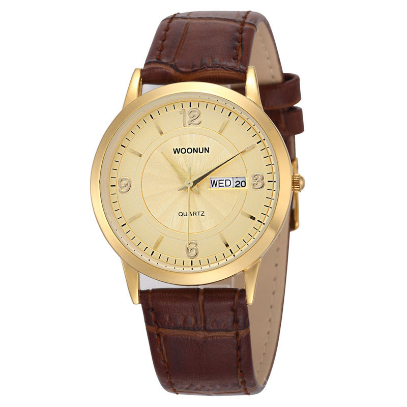 WOONUN-Montre de luxe en or po - Luxury Watch Name avis et prix