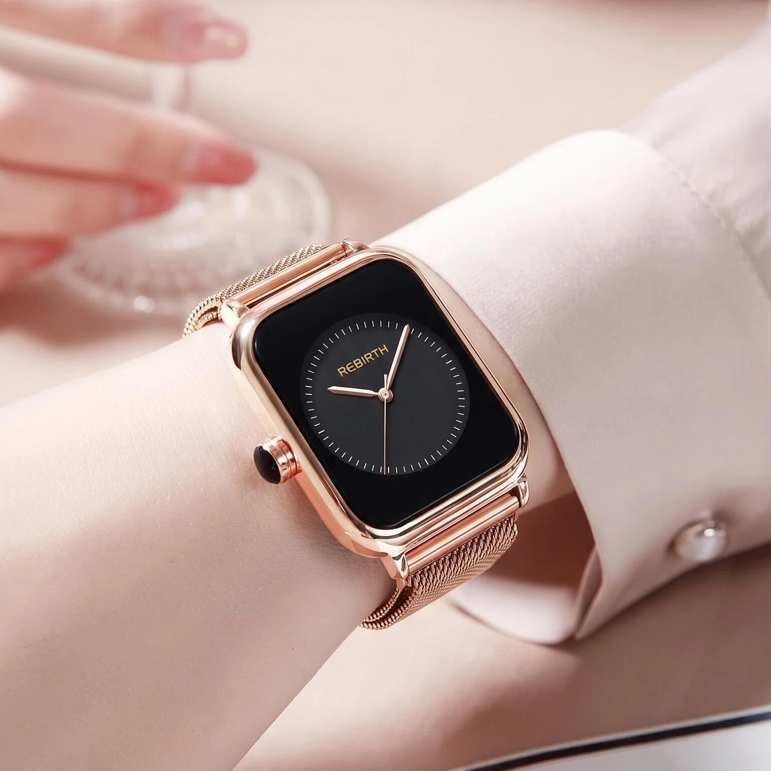 Montre carrée de luxe légère p - Quiet Luxury Watch avis et prix