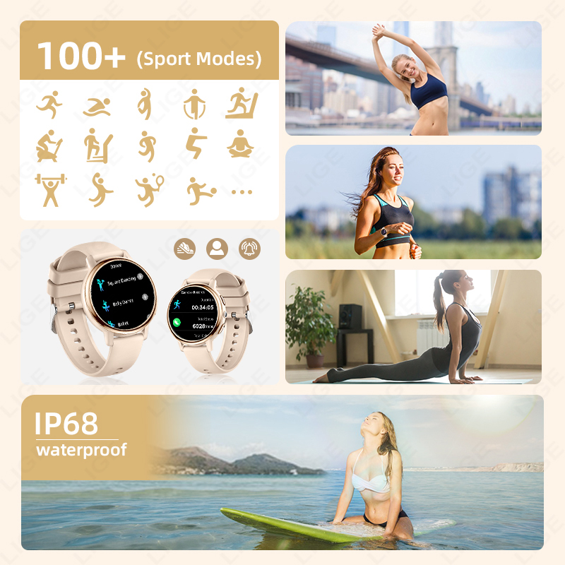 Montre connectée LIGE pour fem - Luxury Watch In The World avis et prix
