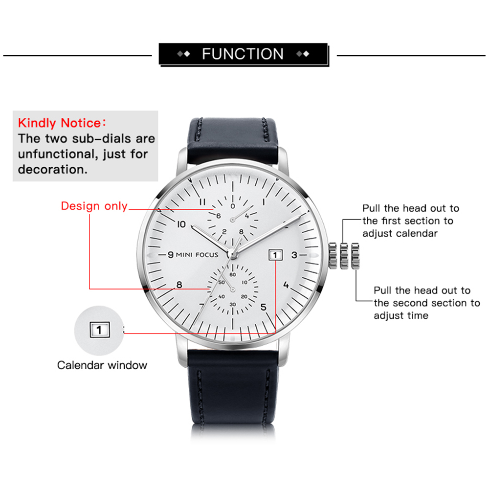 MINI FOCUS Business Quartz hom - Luxury Watch On Sale avis et prix