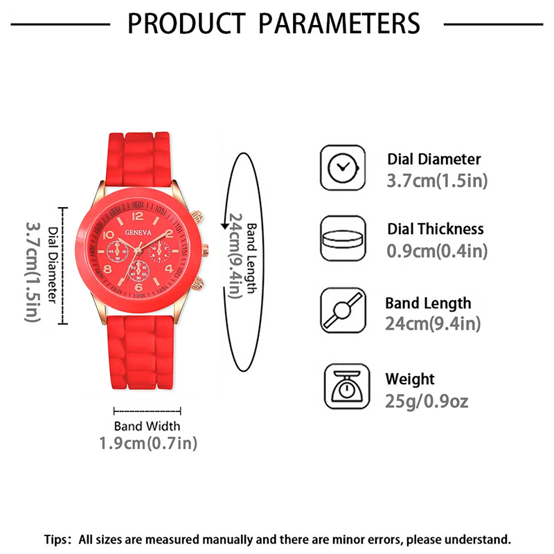 Montre à quartz en silicone ro - Luxury Watch Girl avis et prix
