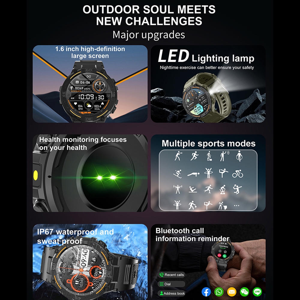 Montre connectée militaire rob - Xiaomi Luxury Watch avis et prix