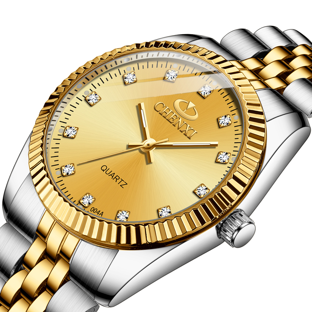 CHENghts-Montre à quartz dorée - Luxury Watch La avis et prix