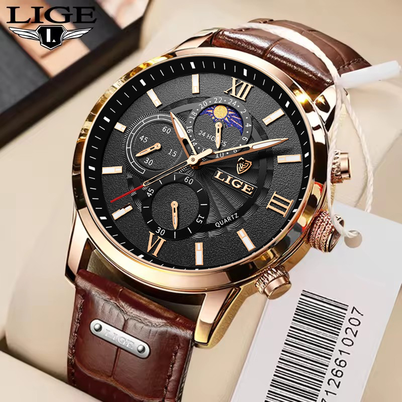 Montres pour hommes LIGE Top m - Luxury Watch Name avis et prix