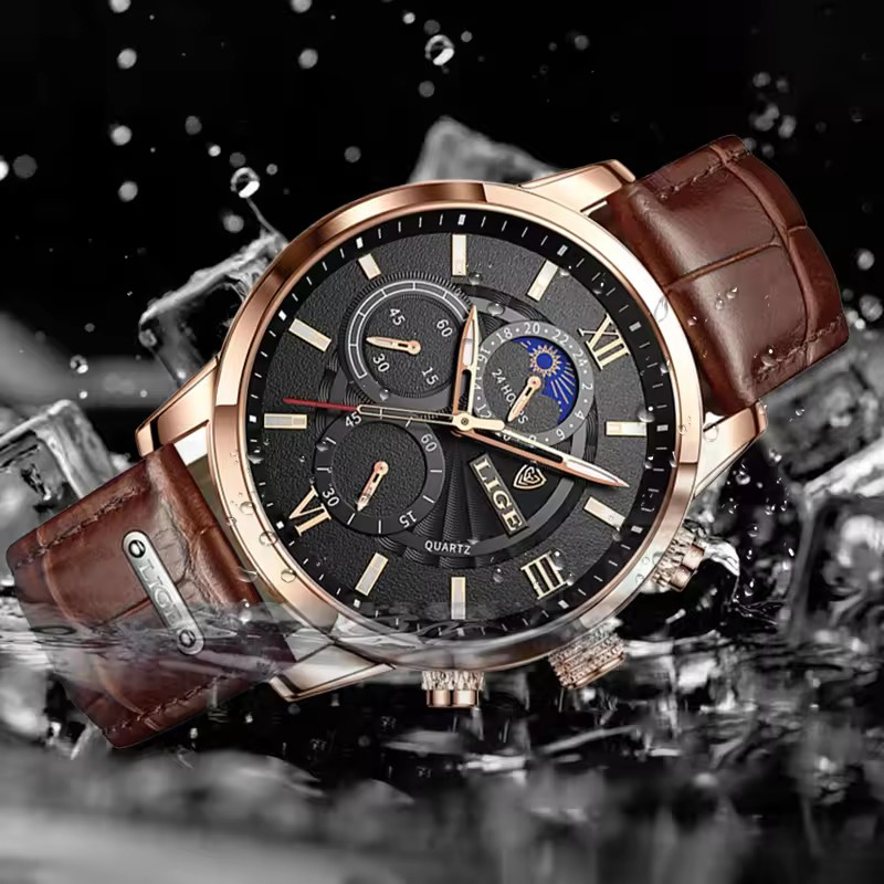 Montres pour hommes LIGE Top m - Luxury Watch Name avis et prix